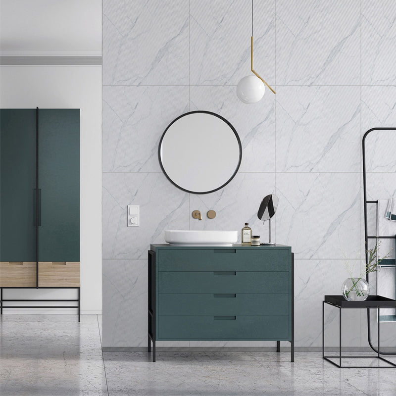 Avtoit | Modern Square Wallpaper Single Tile PVC Peel & Stick Subway Tile for Shower