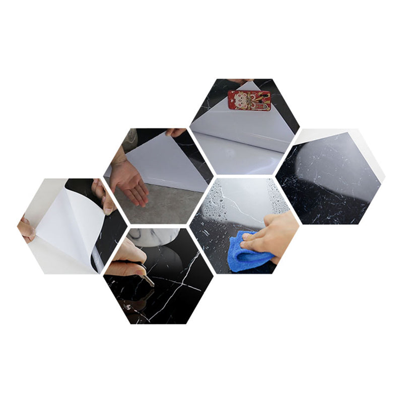 Avtoit | Modern Square Wallpaper Single Tile PVC Peel & Stick Subway Tile for Shower