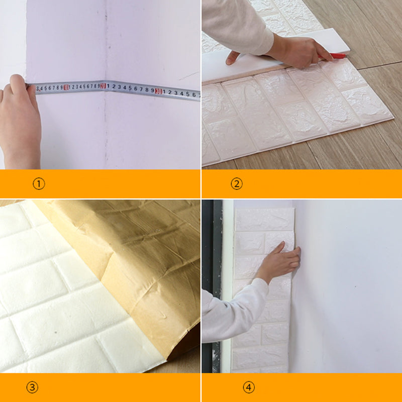 Avtoit | Modern Panel PVC 3D-embossed Self-adhesive Waterproof Interior Cladding