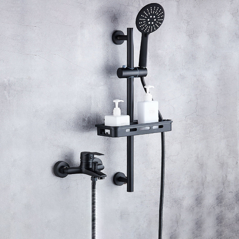 Avtoit | Brass Wall-Mounted Shower System Single Handle Shower with Lever Handle