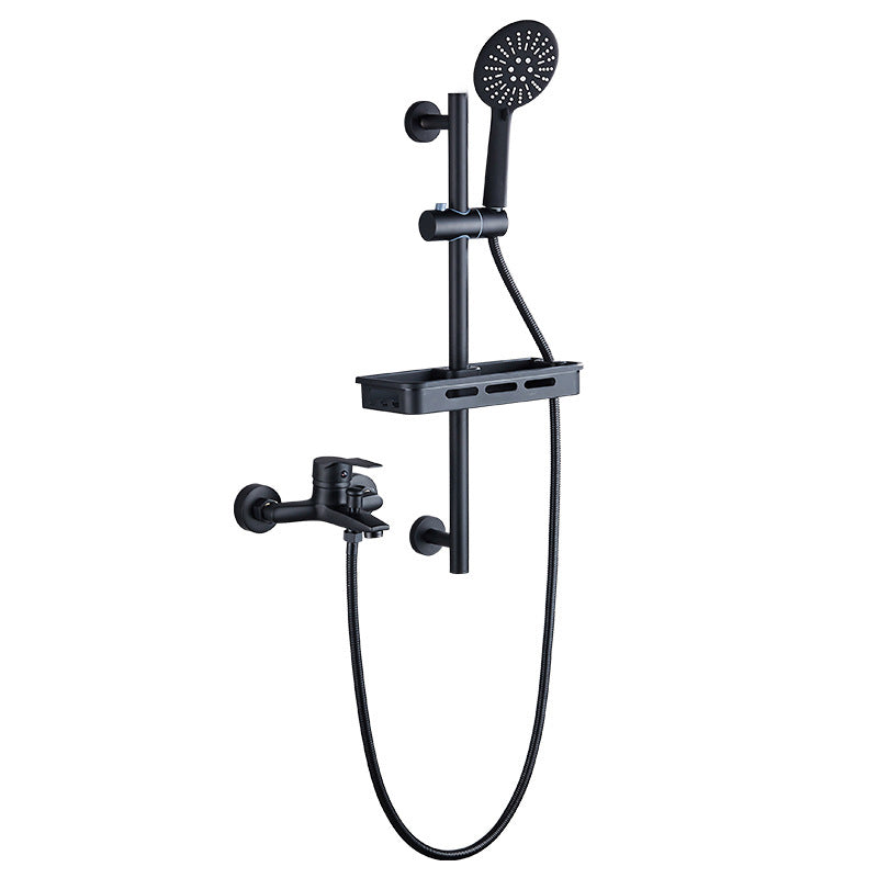 Avtoit | Brass Wall-Mounted Shower System Single Handle Shower with Lever Handle