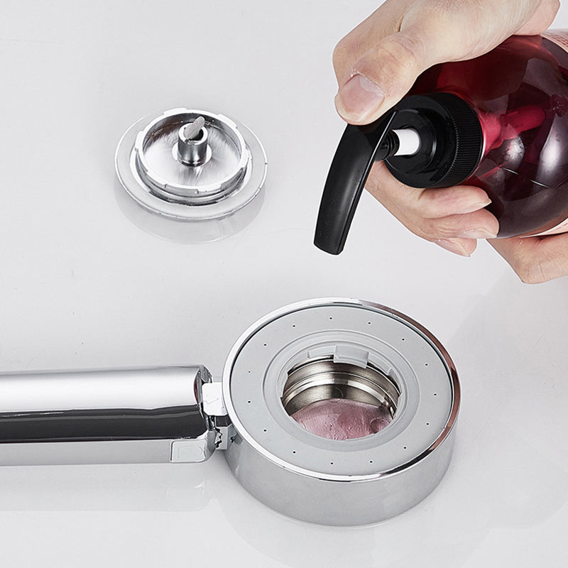 Avtoit | Contemporary Wall-Mounted Shower Head Combination Chrome Round Hand Shower