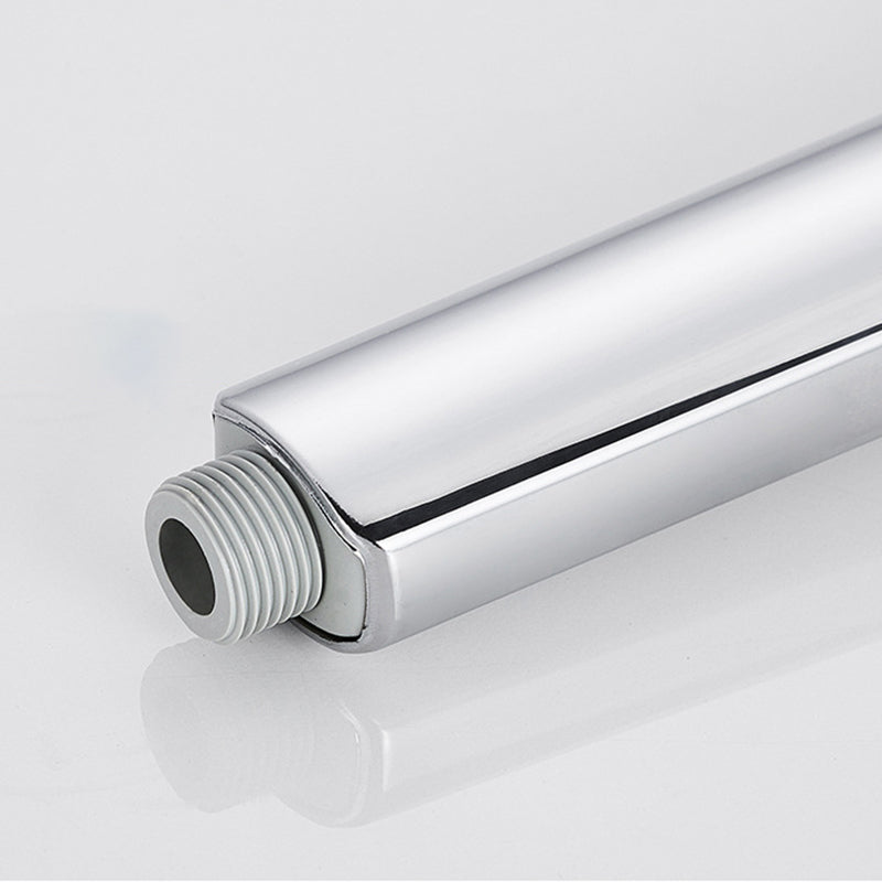 Avtoit | Contemporary Wall-Mounted Shower Head Combination Chrome Round Hand Shower