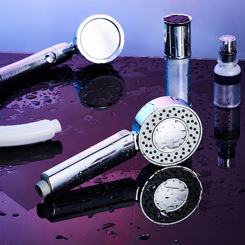 Avtoit | Contemporary Wall-Mounted Shower Head Combination Chrome Round Hand Shower
