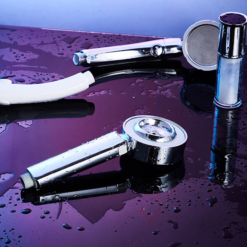 Avtoit | Contemporary Wall-Mounted Shower Head Combination Chrome Round Hand Shower