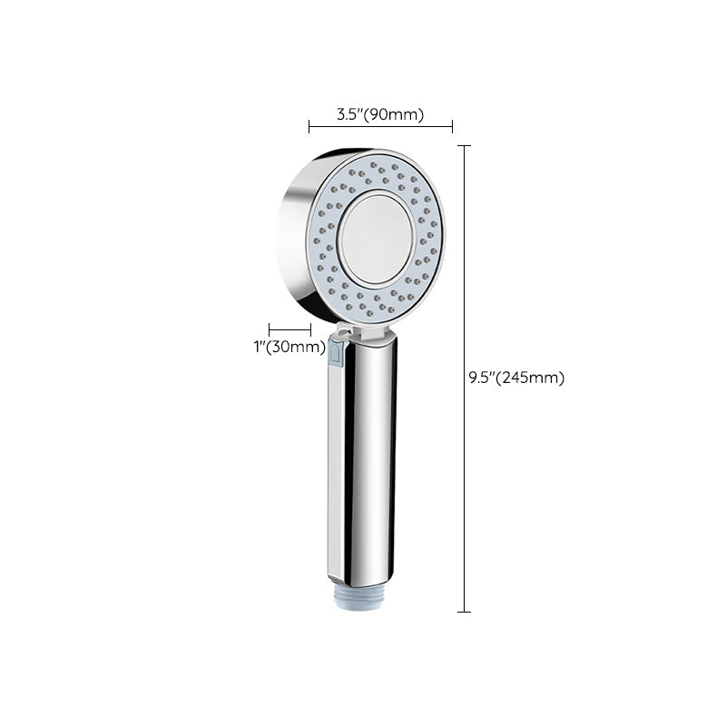 Avtoit | Contemporary Wall-Mounted Shower Head Combination Chrome Round Hand Shower