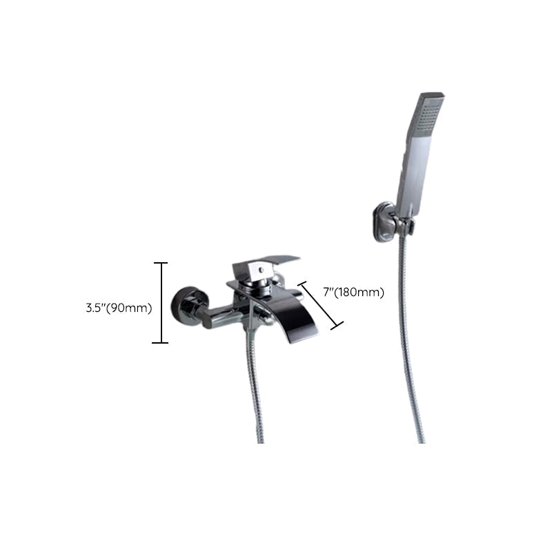 Avtoit | Bathroom Bathtub Pull-Out Wall-Mounted Hand Shower Fixed Bathtub Faucet