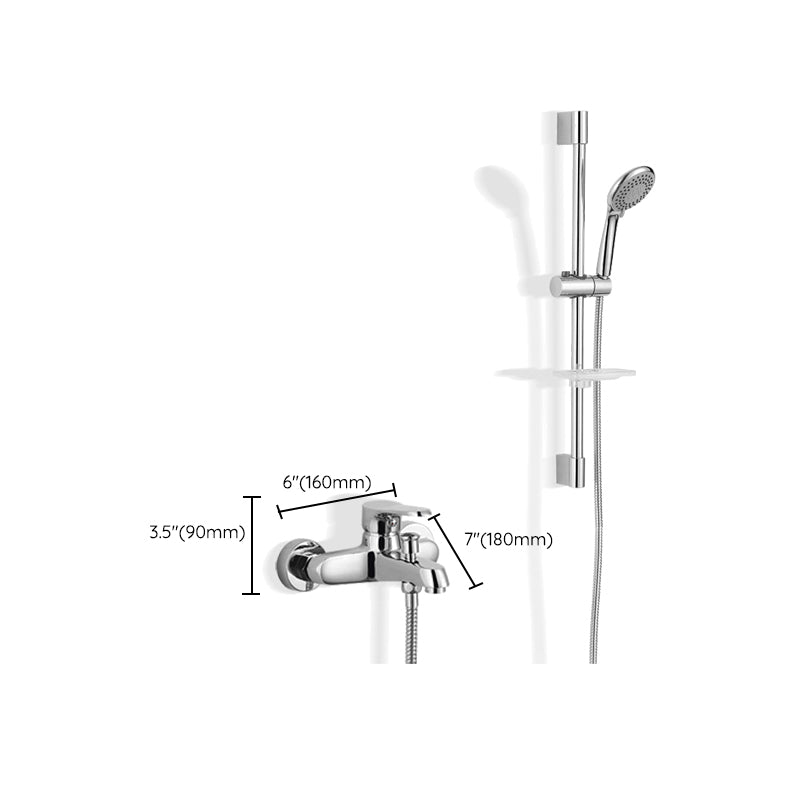 Avtoit | Bathroom Bathtub Pull-Out Wall-Mounted Hand Shower Fixed Bathtub Faucet