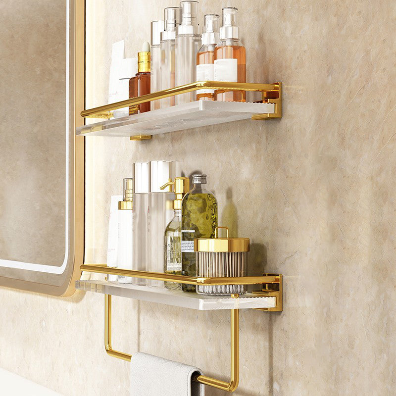 Avtoit | Modern Silver/Gold Bathroom Hardware Set Bathroom Shelf Bathroom Set