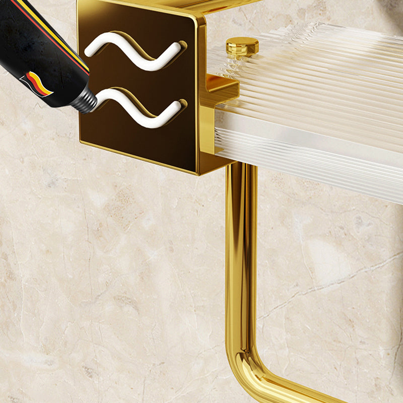 Avtoit | Modern Silver/Gold Bathroom Hardware Set Bathroom Shelf Bathroom Set