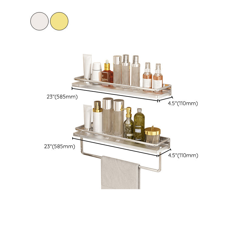 Avtoit | Modern Silver/Gold Bathroom Hardware Set Bathroom Shelf Bathroom Set