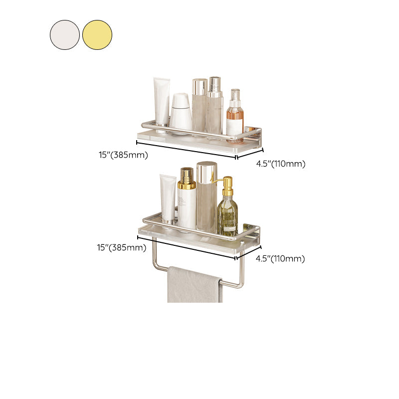 Avtoit | Modern Silver/Gold Bathroom Hardware Set Bathroom Shelf Bathroom Set