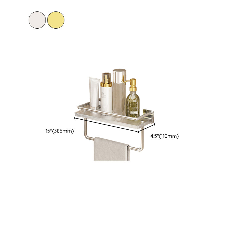Avtoit | Modern Silver/Gold Bathroom Hardware Set Bathroom Shelf Bathroom Set