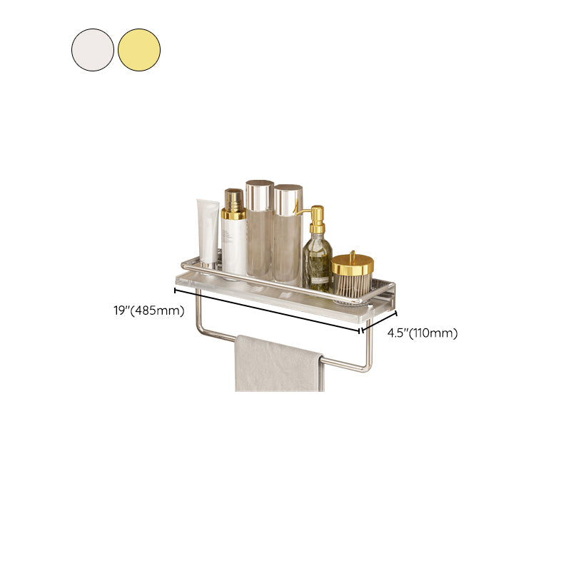Avtoit | Modern Silver/Gold Bathroom Hardware Set Bathroom Shelf Bathroom Set