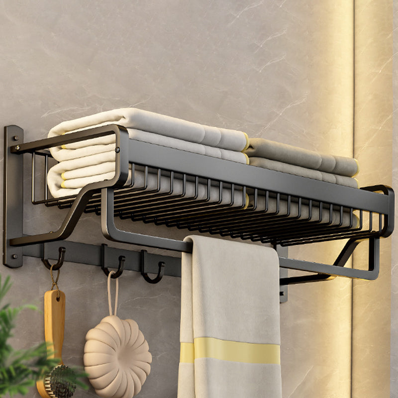 Avtoit | Modern black metal bath hardware set towel bar bathroom hardware set