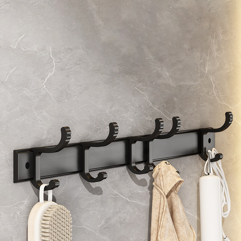 Avtoit | Modern black metal bath hardware set towel bar bathroom hardware set