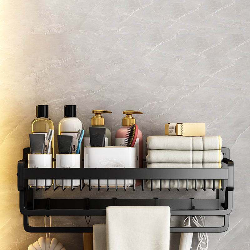 Avtoit | Modern black metal bath hardware set towel bar bathroom hardware set