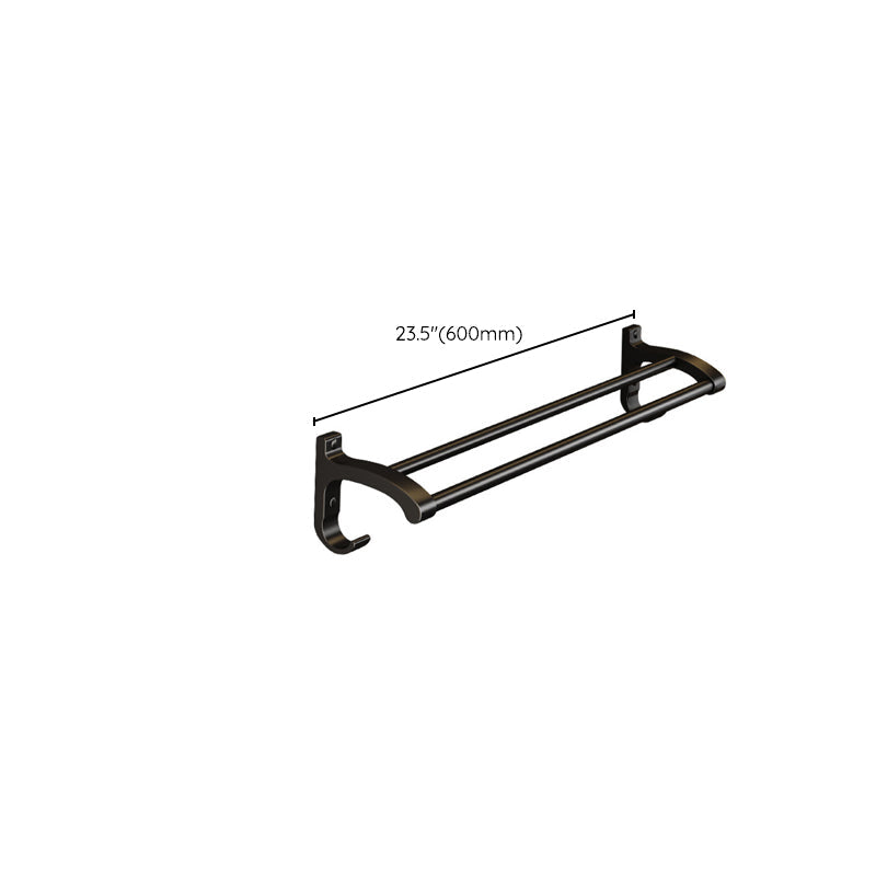 Avtoit | Modern black metal bath hardware set towel bar bathroom hardware set