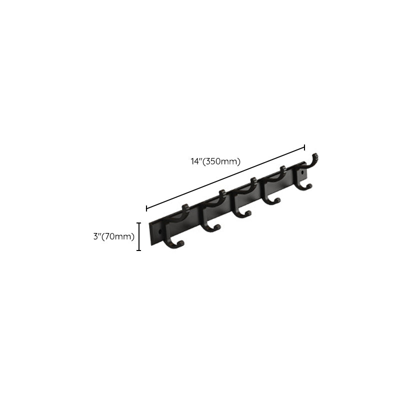 Avtoit | Modern black metal bath hardware set towel bar bathroom hardware set