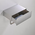 Avtoit | 2-piece Stainless Steel Classic Bathroom Accessory Set Black & Chrome Paper Holder