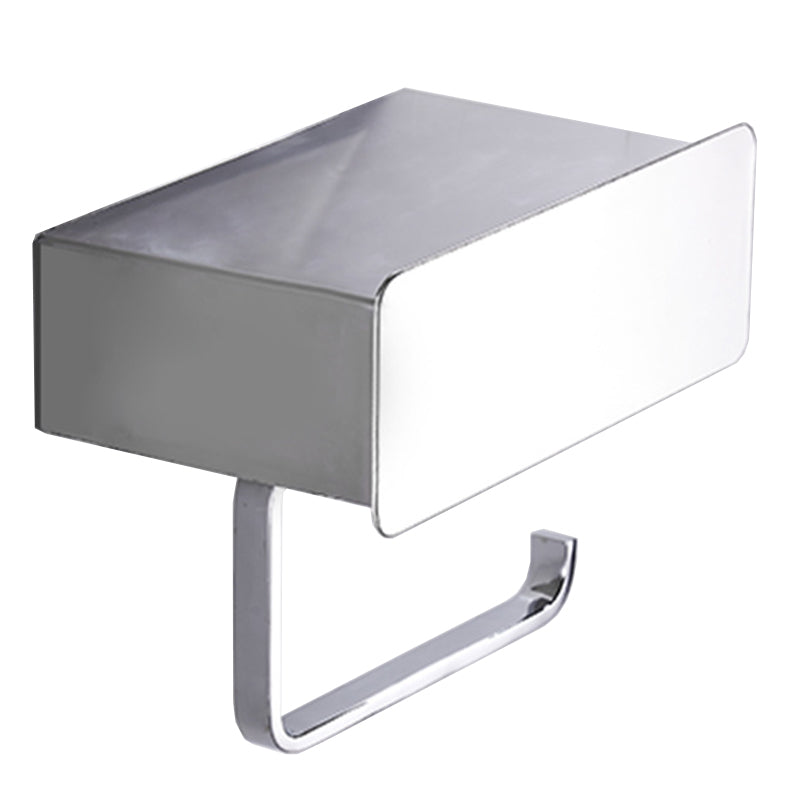 Avtoit | 2-piece Stainless Steel Classic Bathroom Accessory Set Black & Chrome Paper Holder