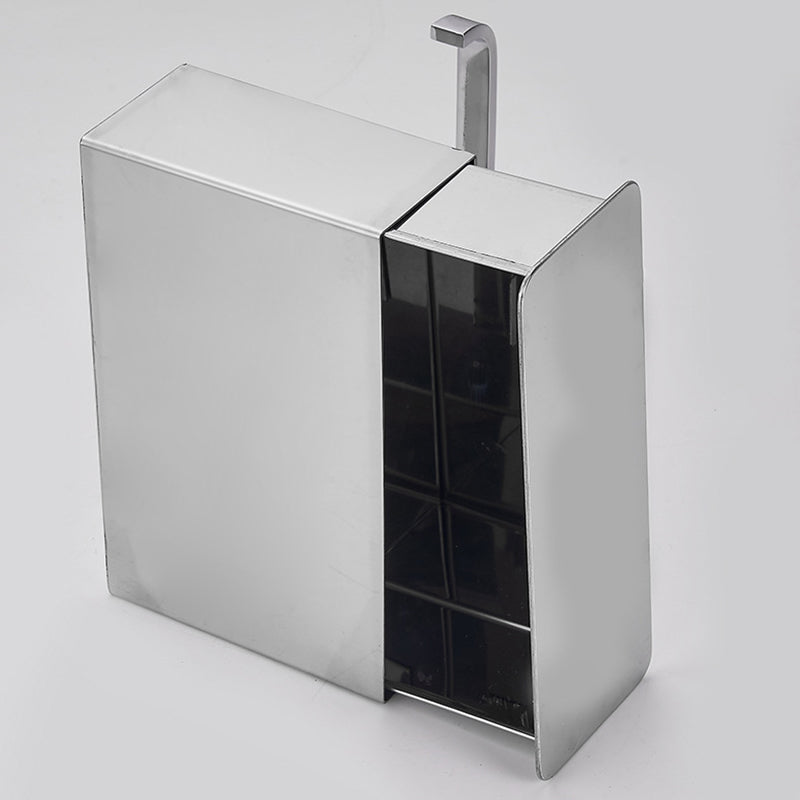Avtoit | 2-piece Stainless Steel Classic Bathroom Accessory Set Black & Chrome Paper Holder