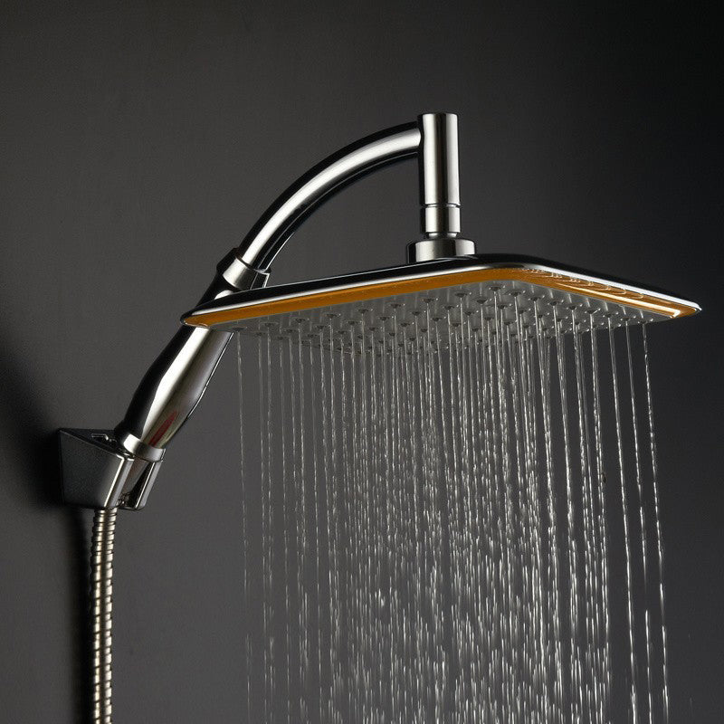 Avtoit | Modern Square Showerhead Combo Chrome Rainfall Showerhead