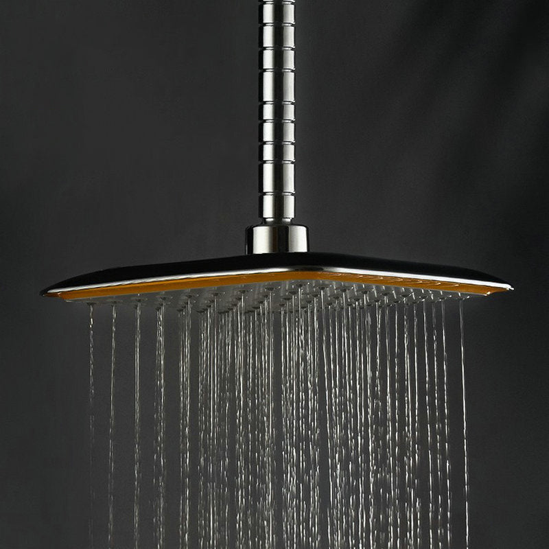 Avtoit | Modern Square Showerhead Combo Chrome Rainfall Showerhead