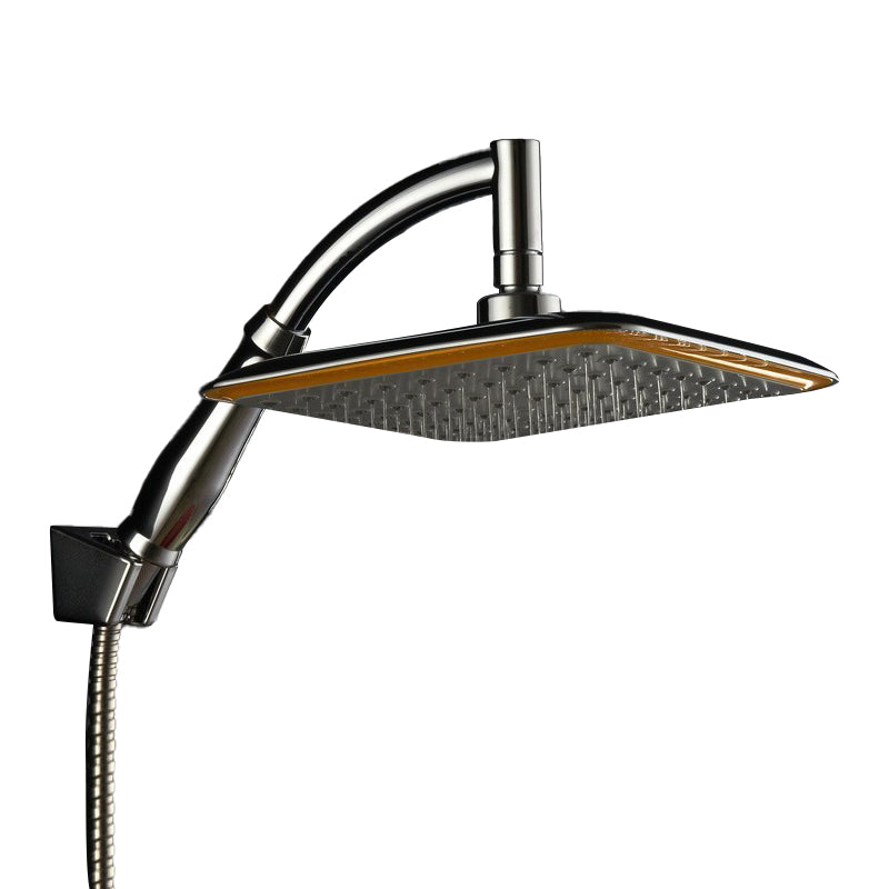 Avtoit | Modern Square Showerhead Combo Chrome Rainfall Showerhead