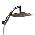 Avtoit | Modern Square Showerhead Combo Chrome Rainfall Showerhead