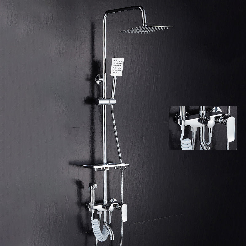 Avtoit | Modern adjustable water flow shower faucet shower arm shower system on the wall