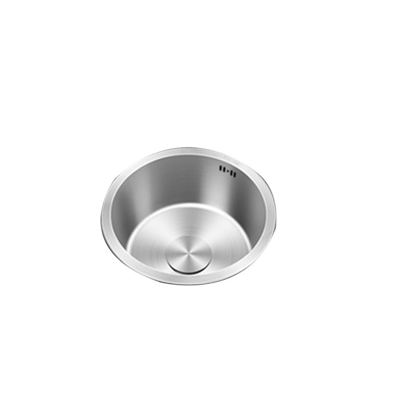 Avtoit | Contemporary Style Kitchen Sink Stainless Steel Round Kitchen Sink