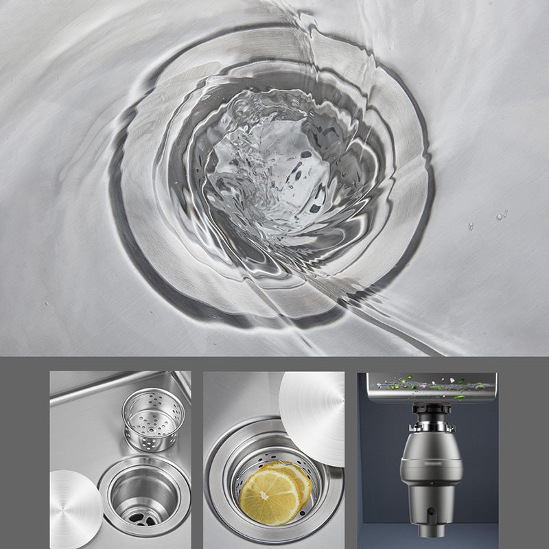 Avtoit | Contemporary Style Kitchen Sink Stainless Steel Round Kitchen Sink