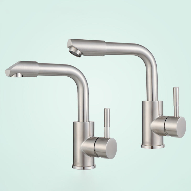 Avtoit | Swivel Bathroom Faucet Contemporary Design Vessel Faucet with Stainless Steel