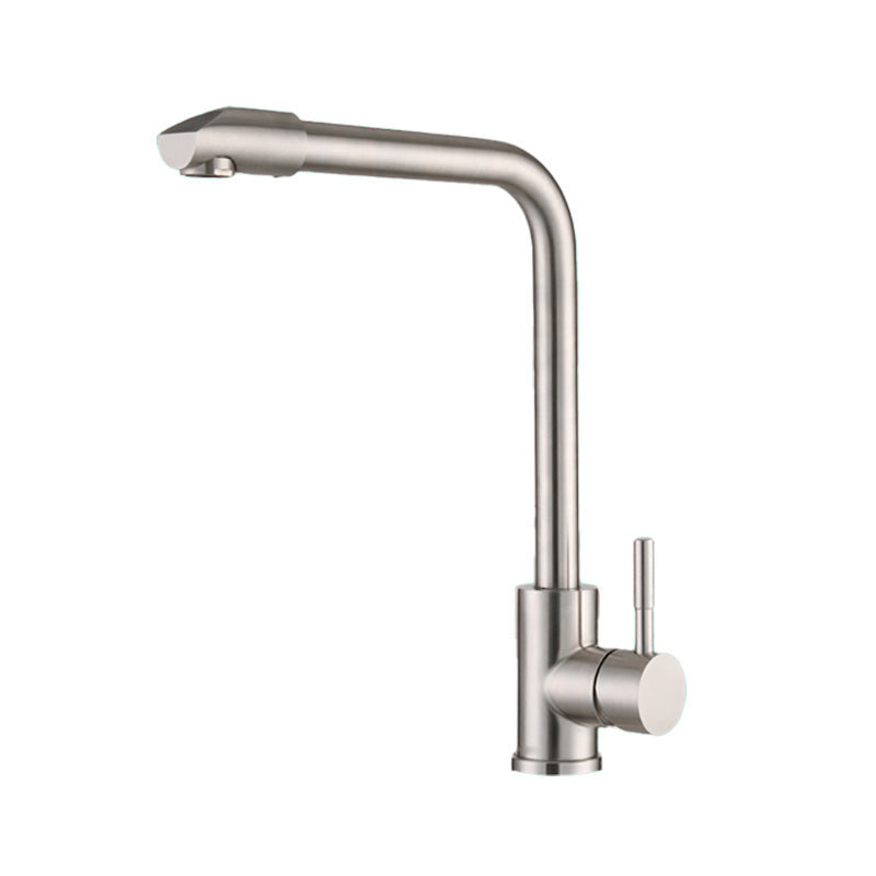 Avtoit | Swivel Bathroom Faucet Contemporary Design Vessel Faucet with Stainless Steel
