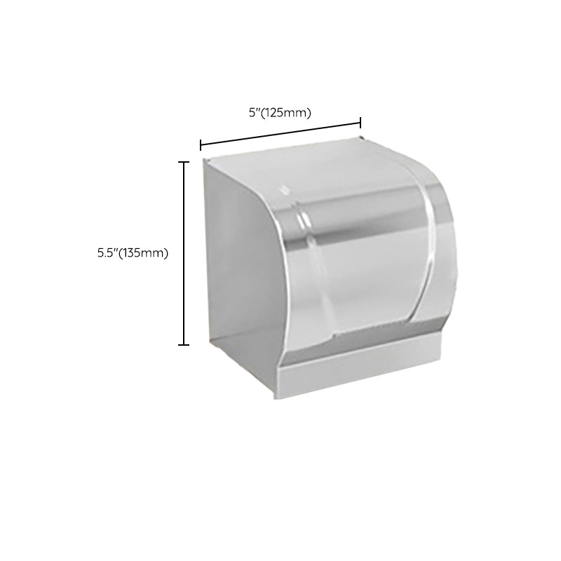 Avtoit | Chrome/Black Classic Bathroom Accessory Set Modern Bath Shelf/Towel Bar & Paper Holder