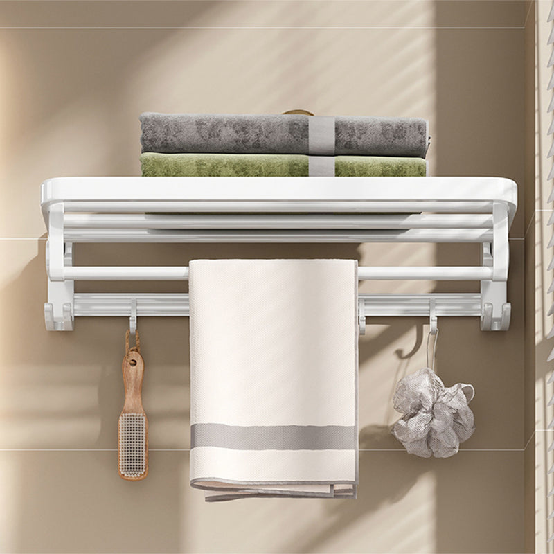 Avtoit | Modern Bathroom Hardware Set Towel Bar White Bath Shelf Bathroom Hardware Set