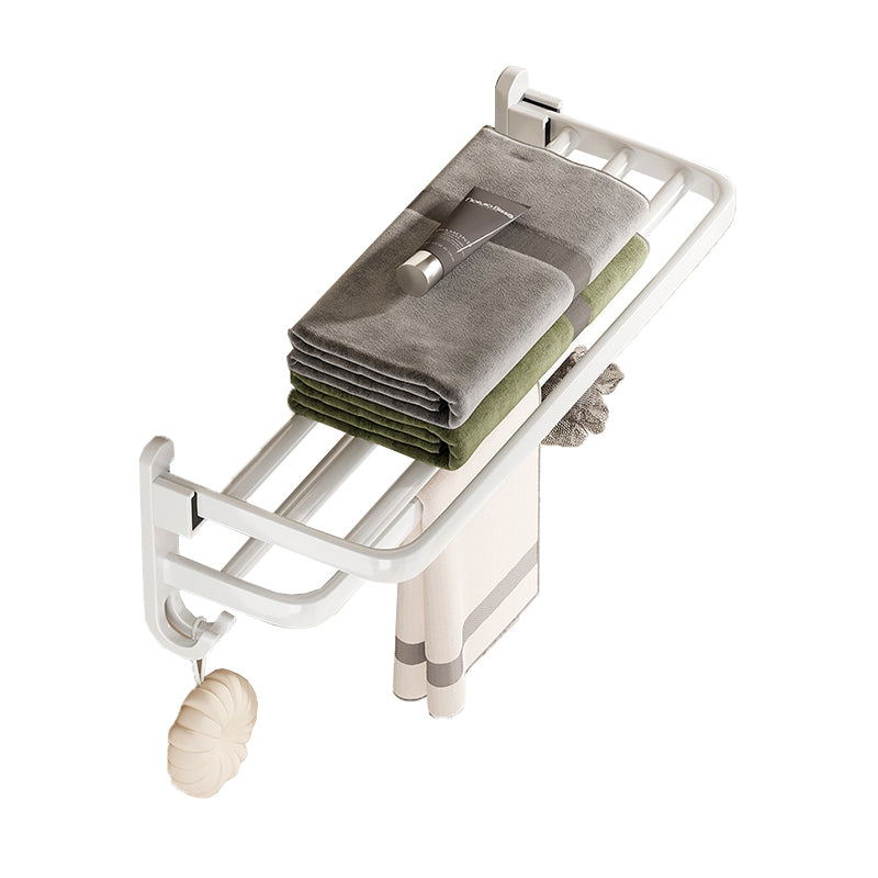Avtoit | Modern Bathroom Hardware Set Towel Bar White Bath Shelf Bathroom Hardware Set