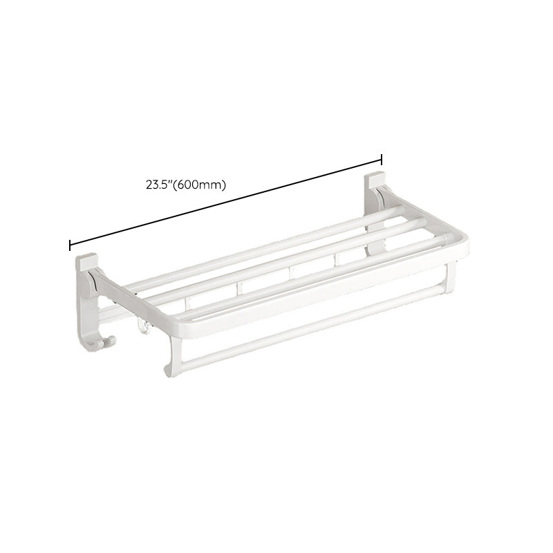 Avtoit | Modern Bathroom Hardware Set Towel Bar White Bath Shelf Bathroom Hardware Set