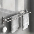 Avtoit | Modern Polished Chrome Bathroom Accessories Set Bath Shelf/Towel Holder/Paper Holder included