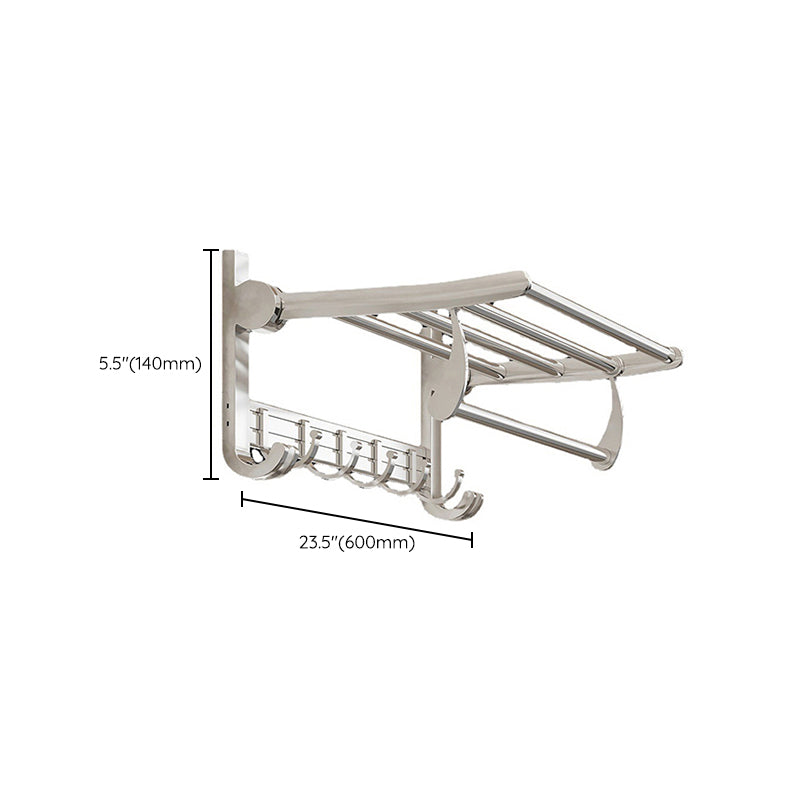 Avtoit | Modern Polished Chrome Bathroom Accessories Set Bath Shelf/Towel Holder/Paper Holder included