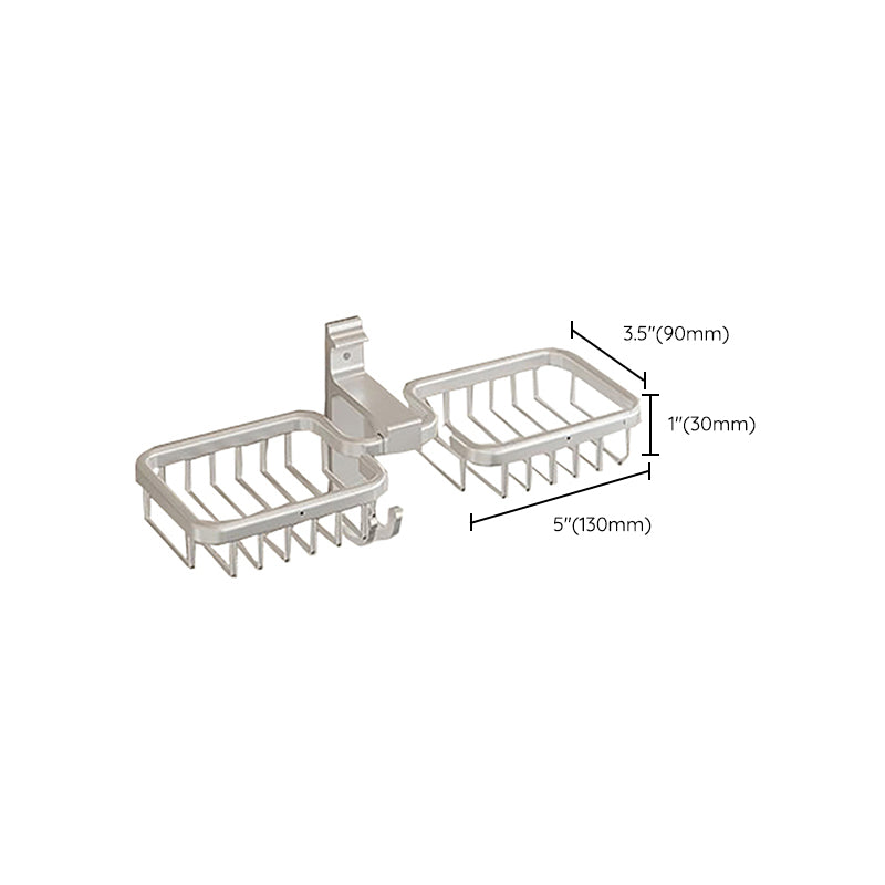 Avtoit | Modern Polished Chrome Bathroom Accessories Set Bath Shelf/Towel Holder/Paper Holder included