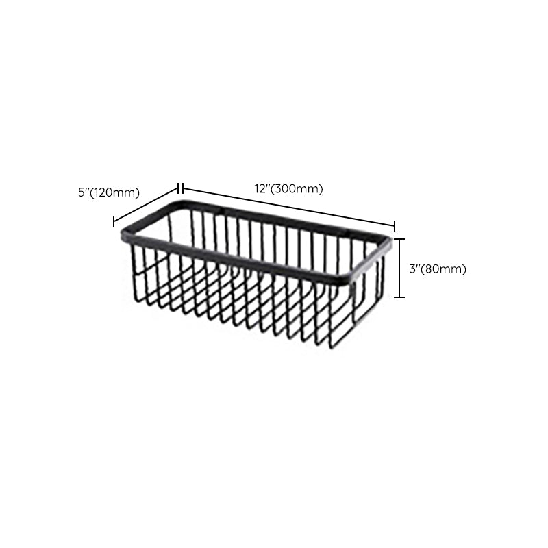 Avtoit | Modern Classic Bathroom Accessories Set in Stainless Steel Matte Black Bathrobe Hook/Towel Ring Bar