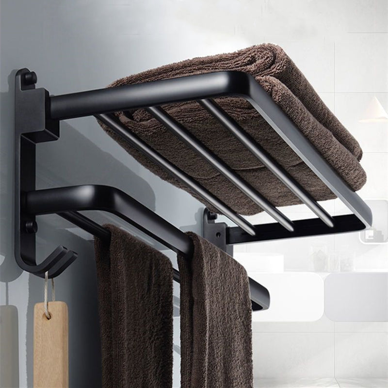 Avtoit | Modern Bathroom Accessories Set Towel Holder Black Soap Dish Bath Accessories Set