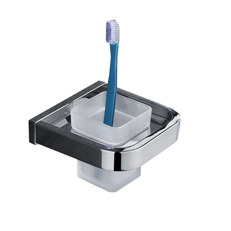 Avtoit | Polished Chrome Modern Bathroom Accessory Set made of Stainless Steel Towel Holder/Soap Dish