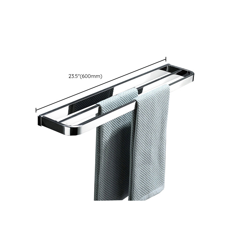 Avtoit | Polished Chrome Modern Bathroom Accessory Set made of Stainless Steel Towel Holder/Soap Dish