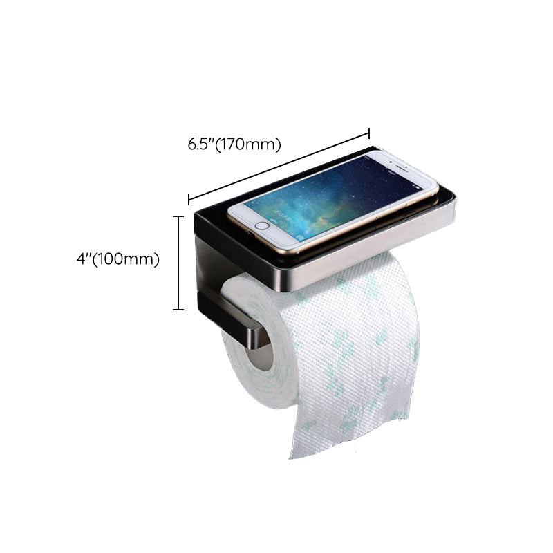 Avtoit | Polished Chrome Modern Bathroom Accessory Set made of Stainless Steel Towel Holder/Soap Dish