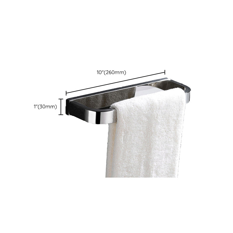 Avtoit | Polished Chrome Modern Bathroom Accessory Set made of Stainless Steel Towel Holder/Soap Dish