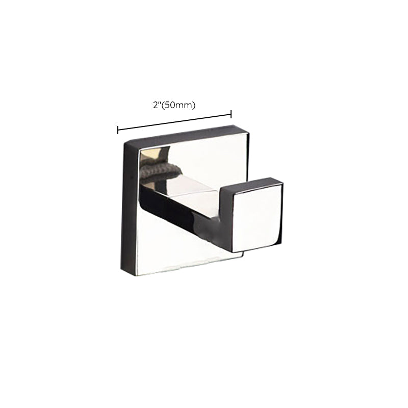 Avtoit | Polished Chrome Modern Bathroom Accessory Set made of Stainless Steel Towel Holder/Soap Dish