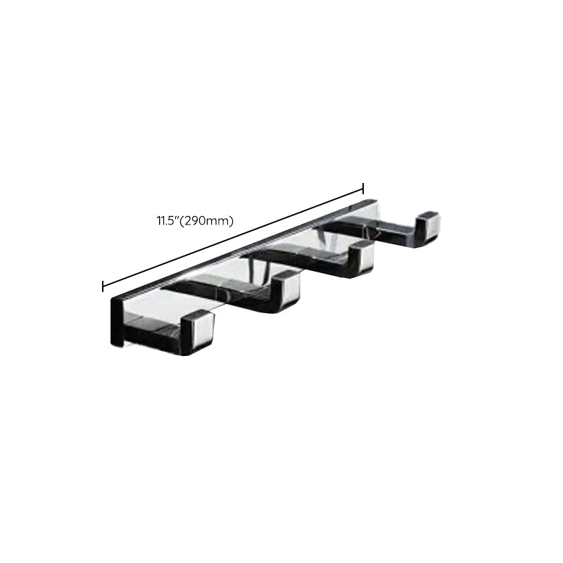 Avtoit | Polished Chrome Modern Bathroom Accessory Set made of Stainless Steel Towel Holder/Soap Dish